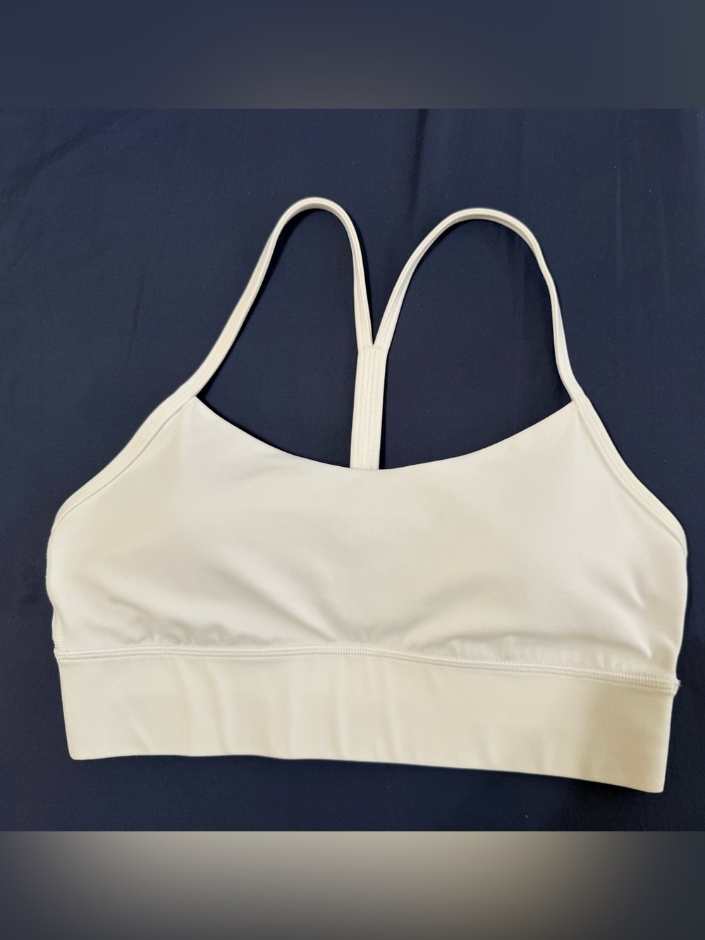 lululemon athletica flow y nulu longline bra light support a-c cups 10
